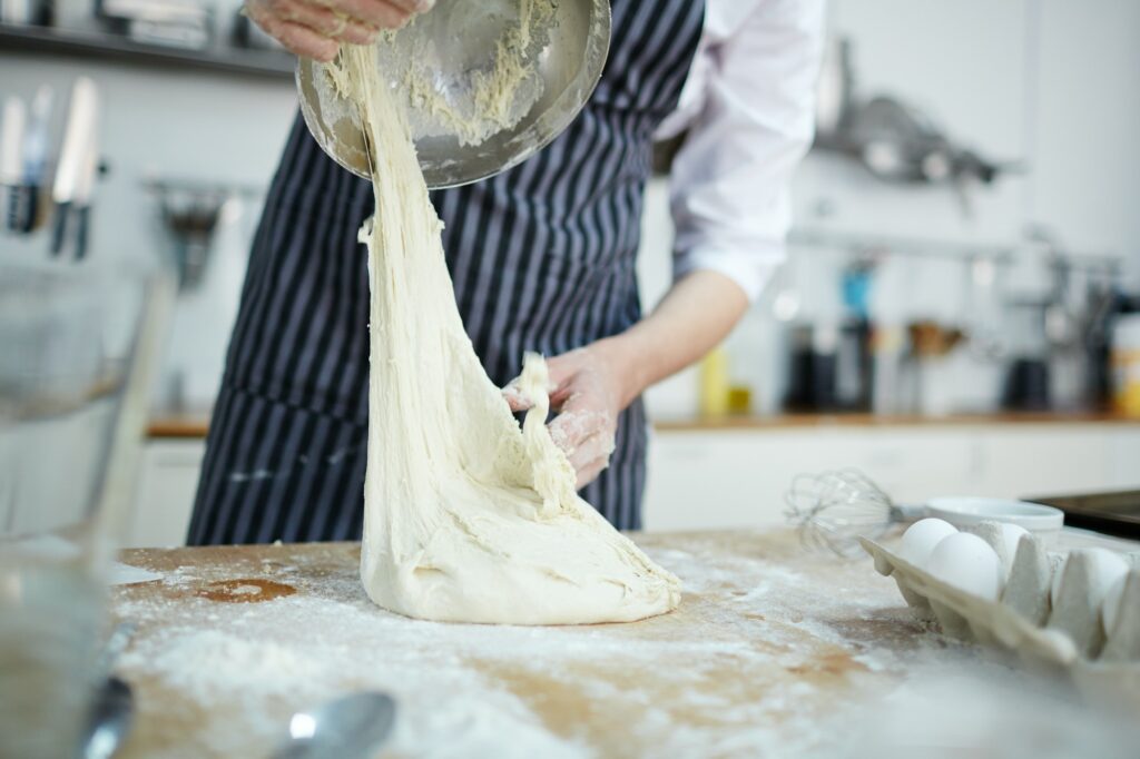 Wheaten dough